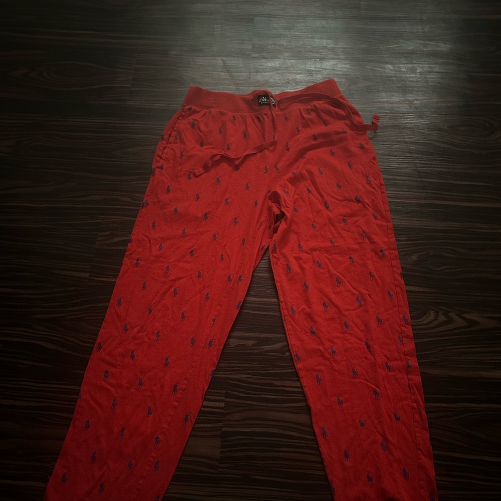 Red Polo Lounge Pants